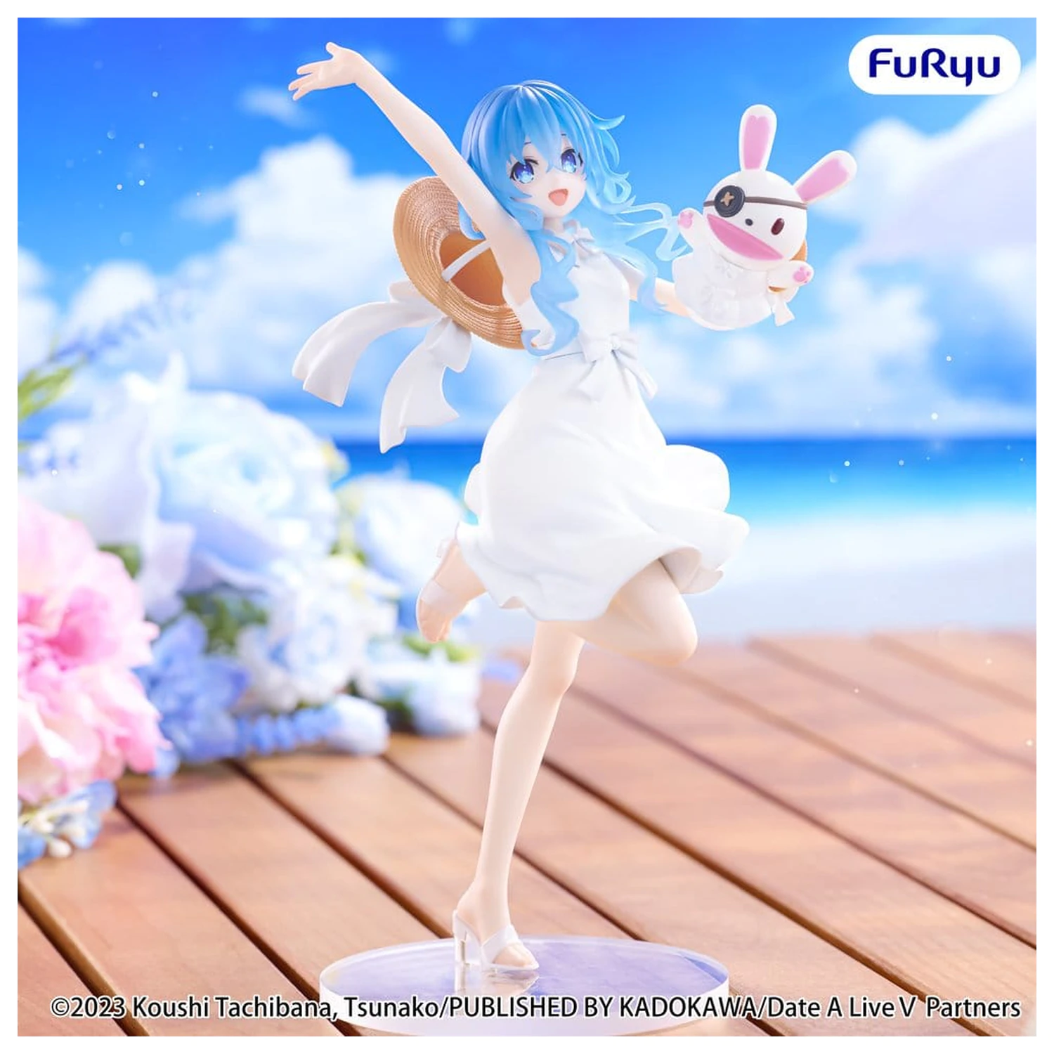 Date A Live V Summer Dress PVC figurka Yoshino 21 cm fotografii produktu