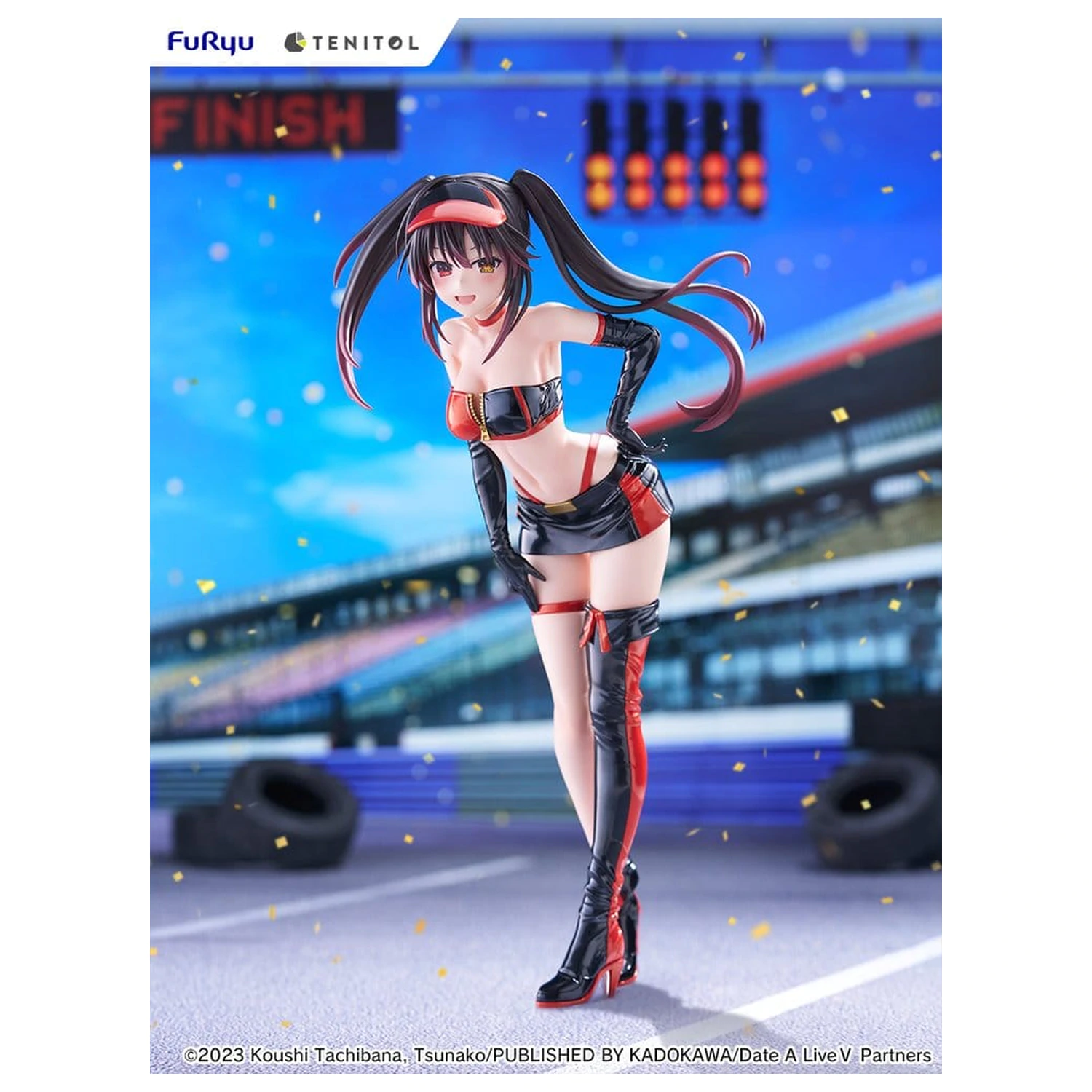 Date A Live V Tenitol Tall PVC figurka Kurumi Tokisaki Race Queen Ver. 29 cm fotografii produktu