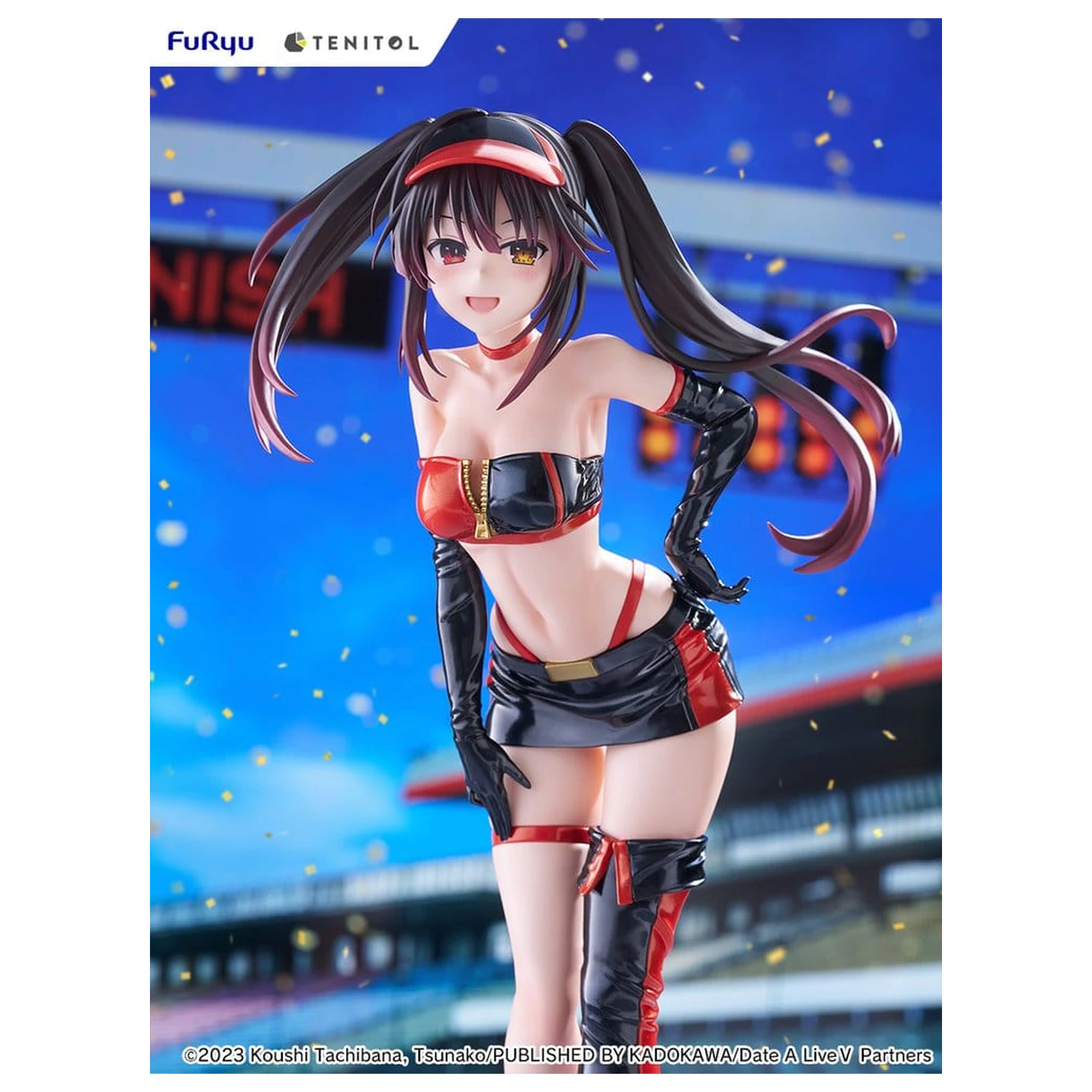 Date A Live V Tenitol Tall PVC figurka Kurumi Tokisaki Race Queen Ver. 29 cm fotografii produktu