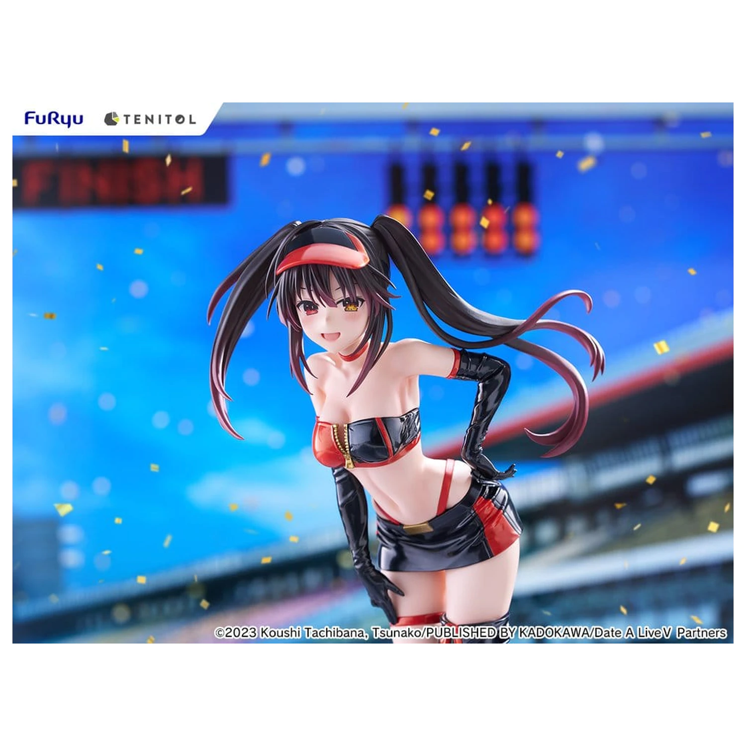Date A Live V Tenitol Tall PVC figurka Kurumi Tokisaki Race Queen Ver. 29 cm fotografii produktu
