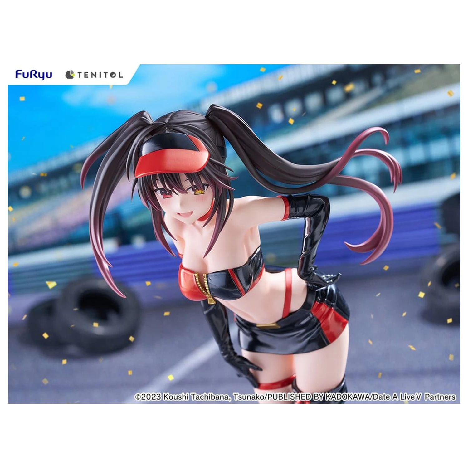 Date A Live V Tenitol Tall PVC figurka Kurumi Tokisaki Race Queen Ver. 29 cm fotografii produktu