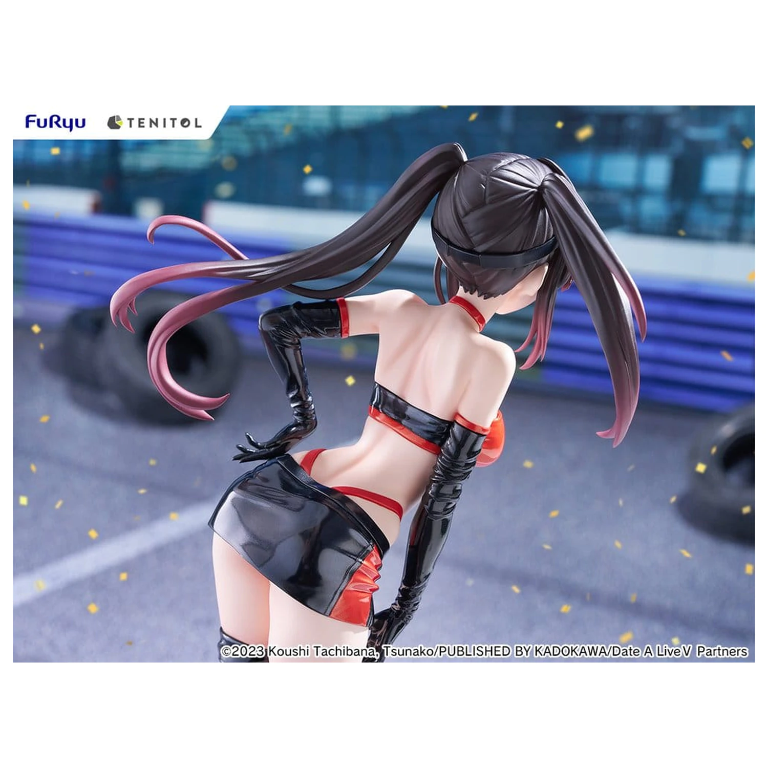 Date A Live V Tenitol Tall PVC figurka Kurumi Tokisaki Race Queen Ver. 29 cm fotografii produktu