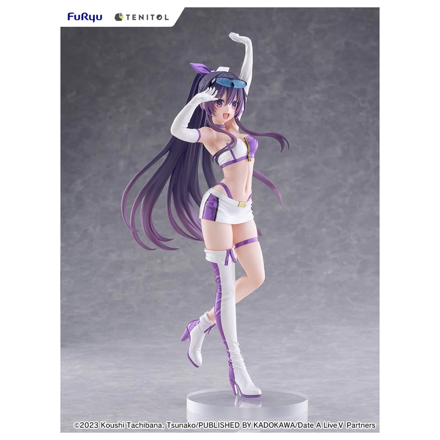 Date A Live V Tenitol Vysoká PVC figurka Tohka Yatogami Race Queen Ver. 30 cm fotografii produktu