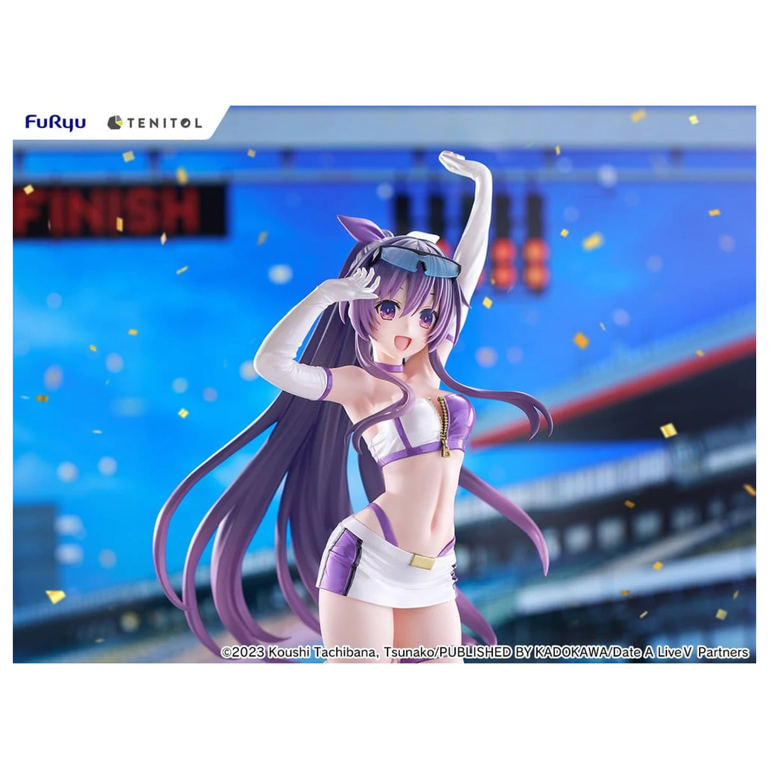 Date A Live V Tenitol Vysoká PVC figurka Tohka Yatogami Race Queen Ver. 30 cm fotografii produktu