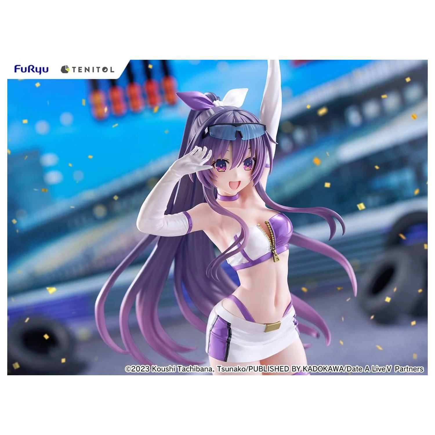 Date A Live V Tenitol Vysoká PVC figurka Tohka Yatogami Race Queen Ver. 30 cm fotografii produktu