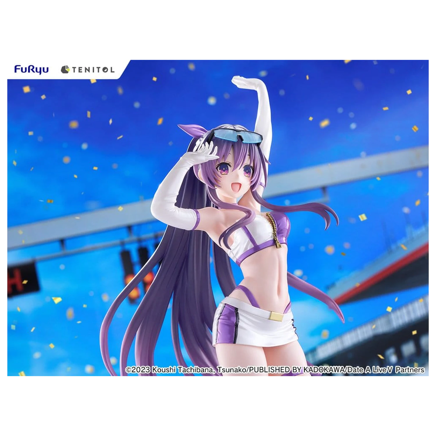 Date A Live V Tenitol Vysoká PVC figurka Tohka Yatogami Race Queen Ver. 30 cm fotografii produktu