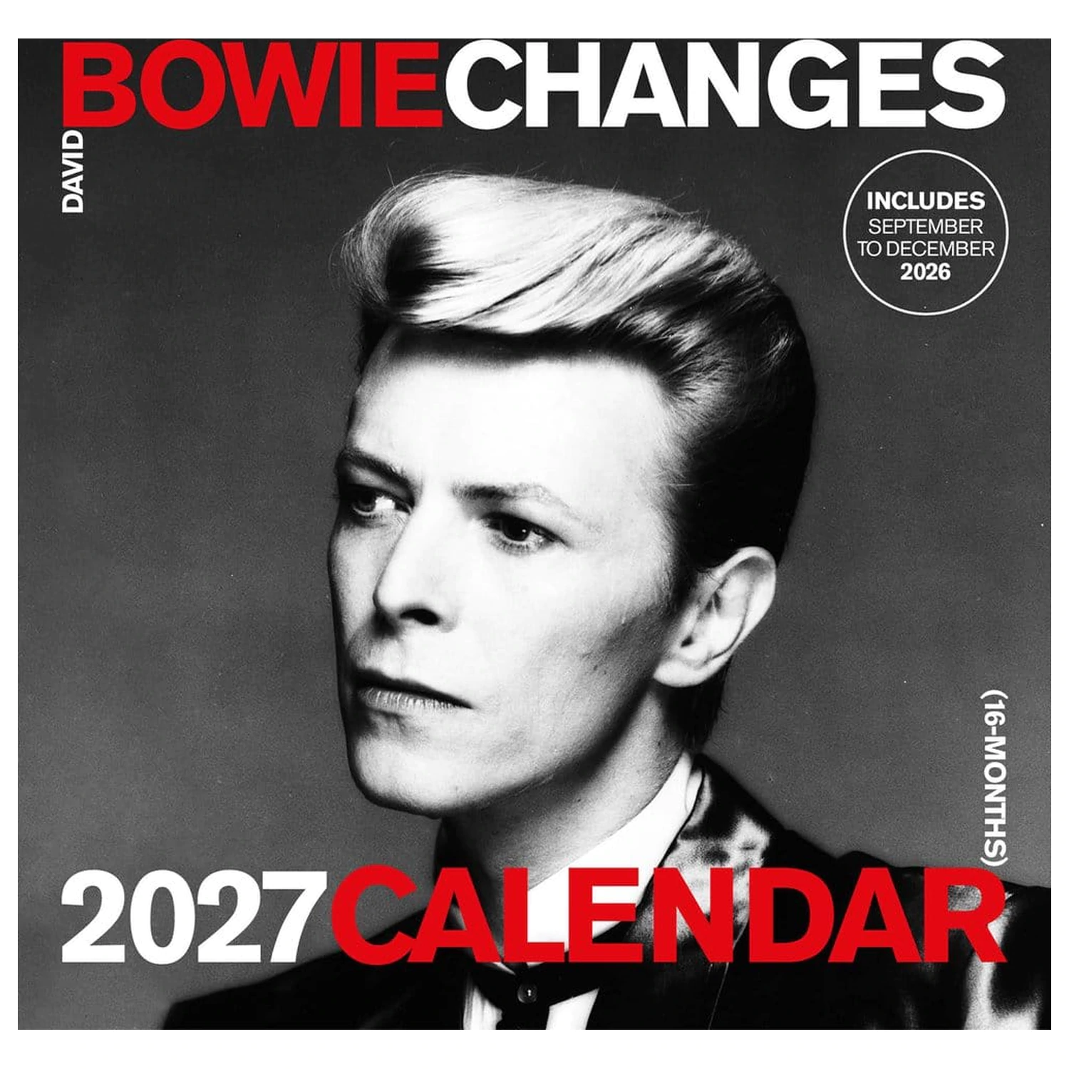 David Bowie Kalendář Changes 2027 30 x 30 cm fotografii produktu