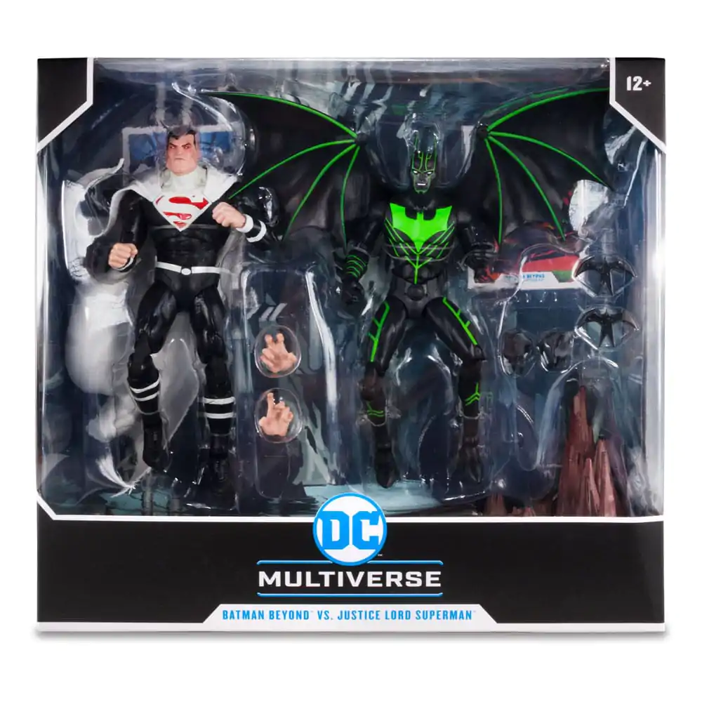 DC Sběratelská akční figurka Balení 2 Batman Beyond Vs Justice Lord Superman 18 cm fotografii produktu