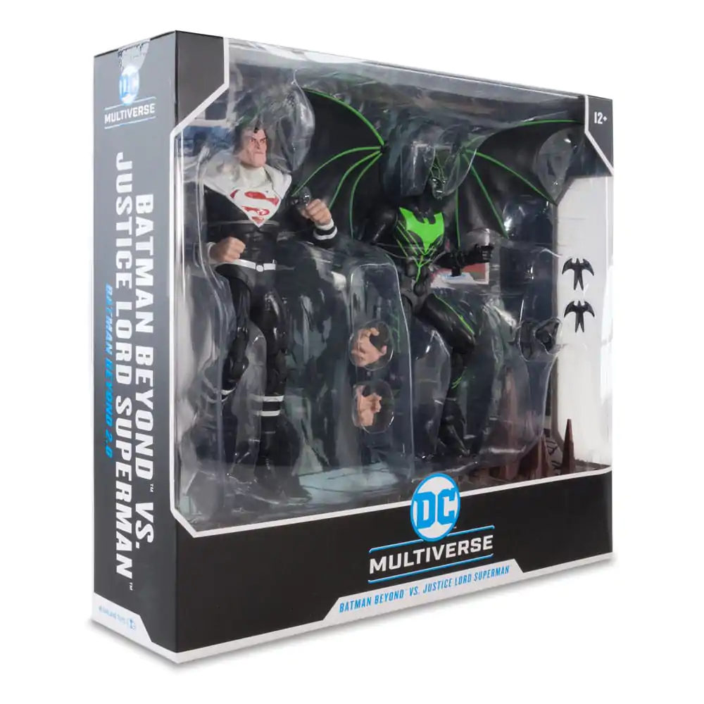 DC Sběratelská akční figurka Balení 2 Batman Beyond Vs Justice Lord Superman 18 cm fotografii produktu