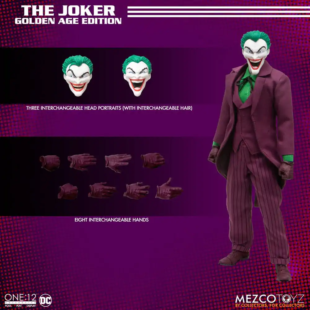 DC Comics Akční figurka 1/12 The Joker (Golden Age Edition) 16 cm fotografii produktu