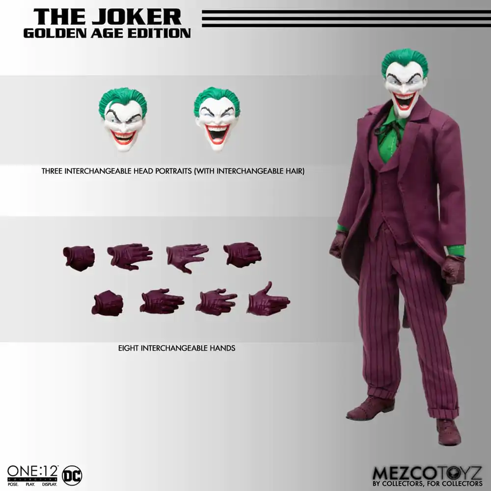 DC Comics Akční figurka 1/12 The Joker (Golden Age Edition) 16 cm fotografii produktu