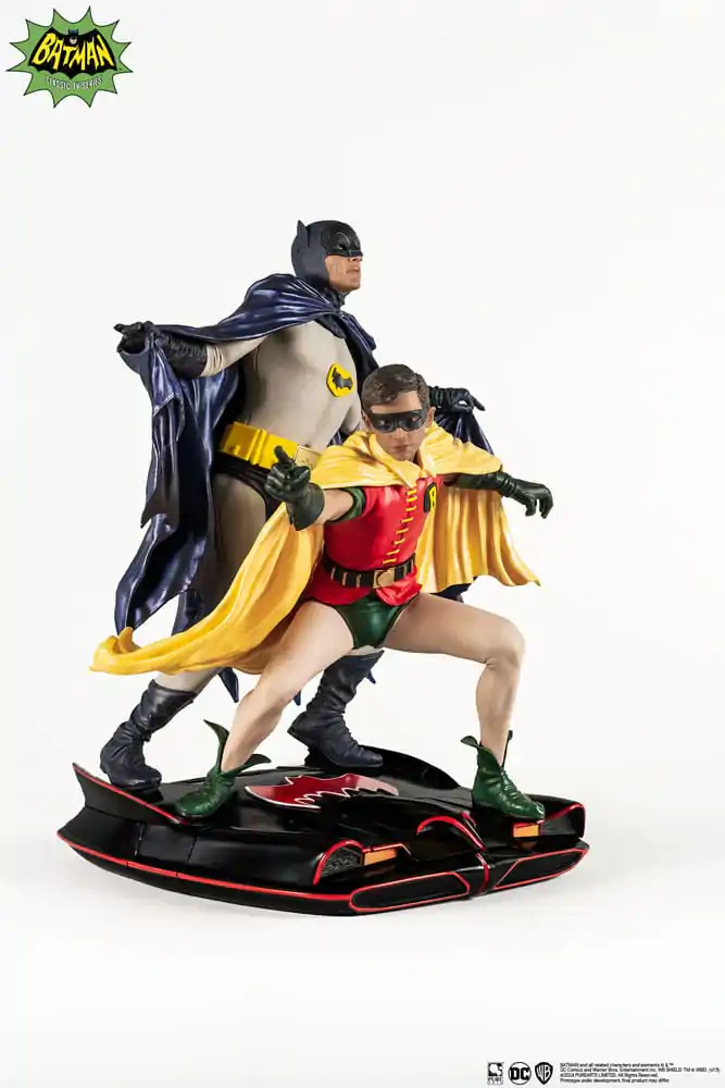 DC Comics PVC Diorama Socha 1/8 Batman & Robin 1966 23 cm fotografii produktu