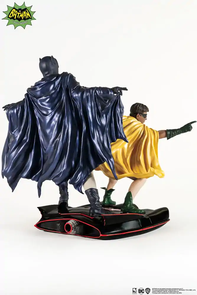 DC Comics PVC Diorama Socha 1/8 Batman & Robin 1966 23 cm fotografii produktu