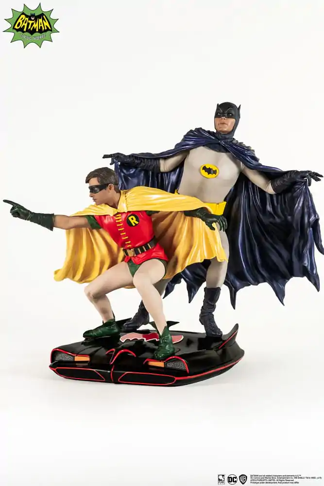 DC Comics PVC Diorama Socha 1/8 Batman & Robin 1966 23 cm fotografii produktu