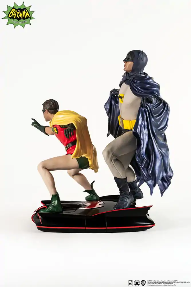 DC Comics PVC Diorama Socha 1/8 Batman & Robin 1966 23 cm fotografii produktu