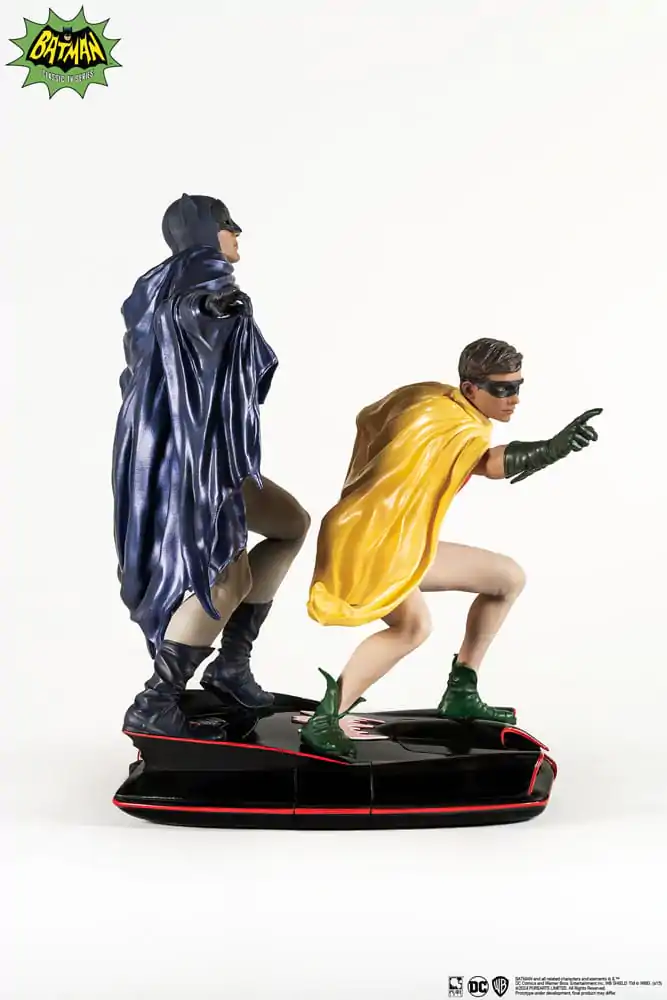 DC Comics PVC Diorama Socha 1/8 Batman & Robin 1966 23 cm fotografii produktu