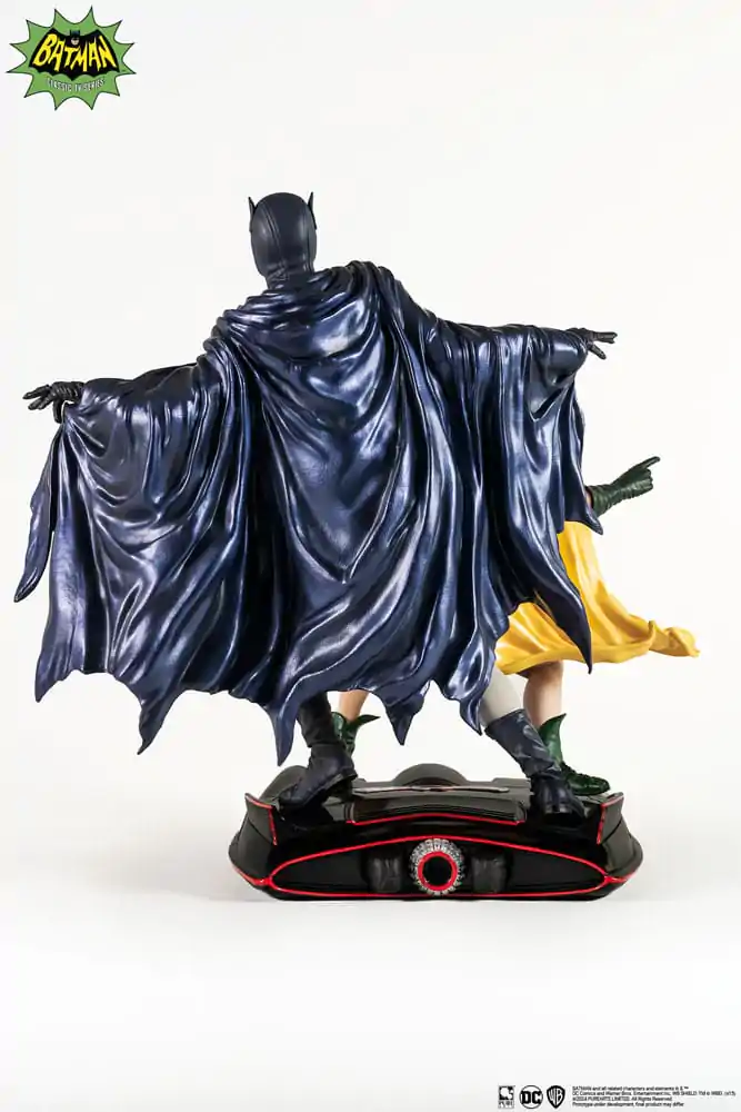 DC Comics PVC Diorama Socha 1/8 Batman & Robin 1966 23 cm fotografii produktu