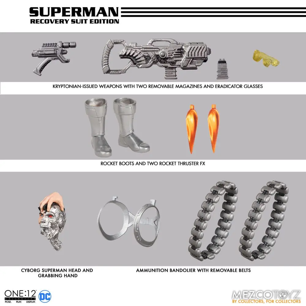 Akční figurka DC Comics 1/12 Superman (Recovery Suit Edition) 16 cm fotografii produktu