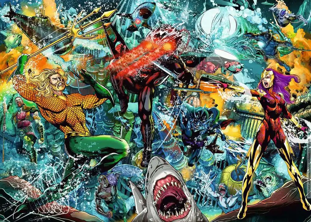 DC Comics Puzzle Aquaman (1000 dílků) fotografii produktu