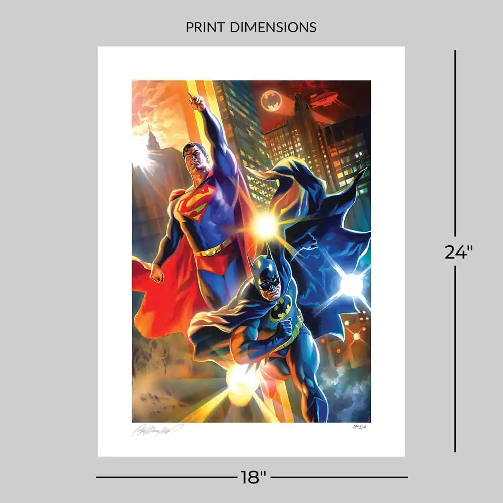DC Comics Art Print Batman & Superman: World's Finest 61 x 46 cm - bez rámu fotografii produktu