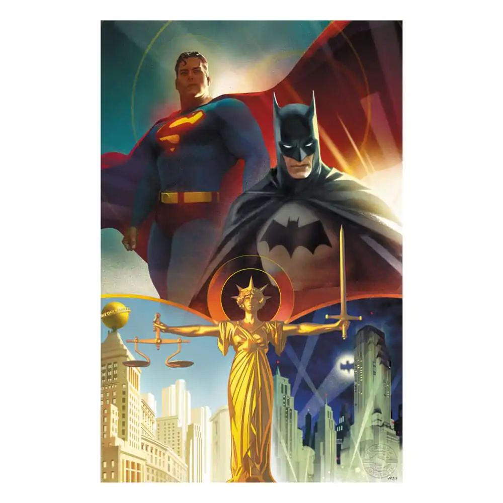 DC Comics Art Print Batman & Superman: World's Finest 41 x 61 cm - nezarámovaný fotografii produktu