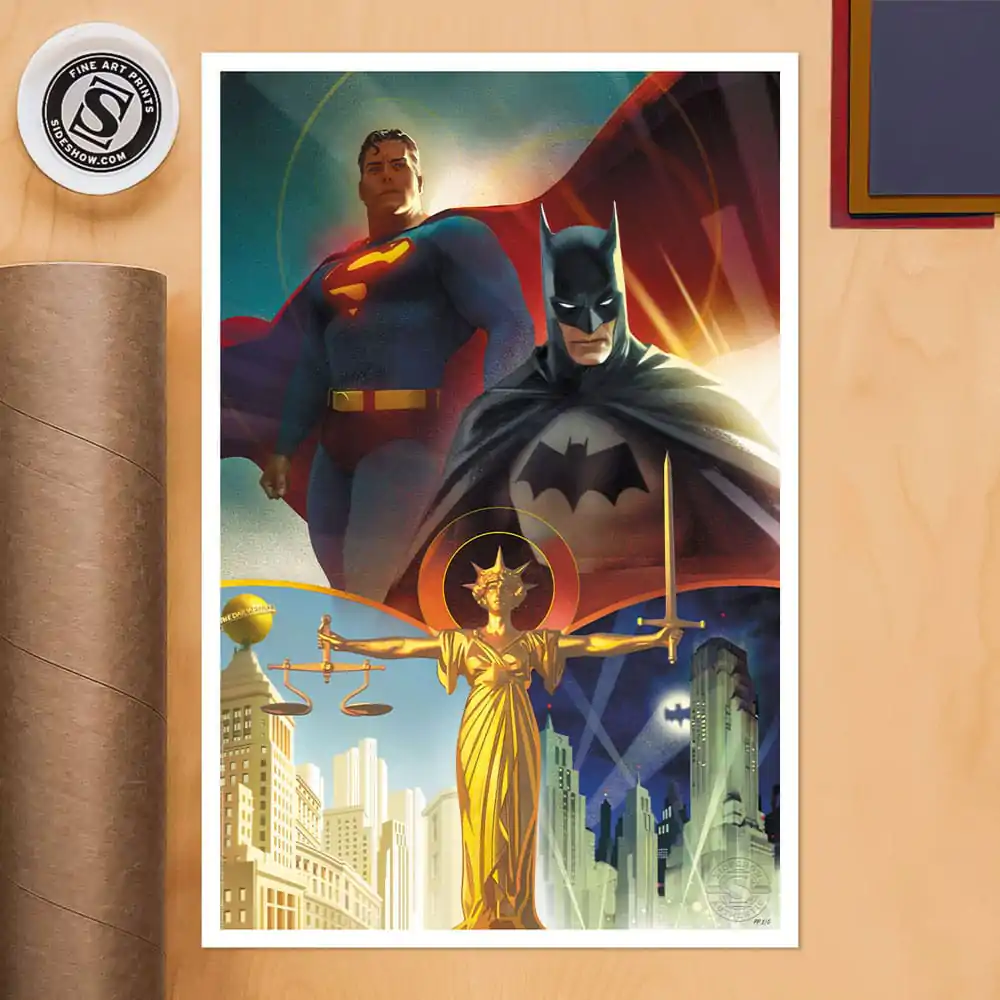 DC Comics Art Print Batman & Superman: World's Finest 41 x 61 cm - nezarámovaný fotografii produktu