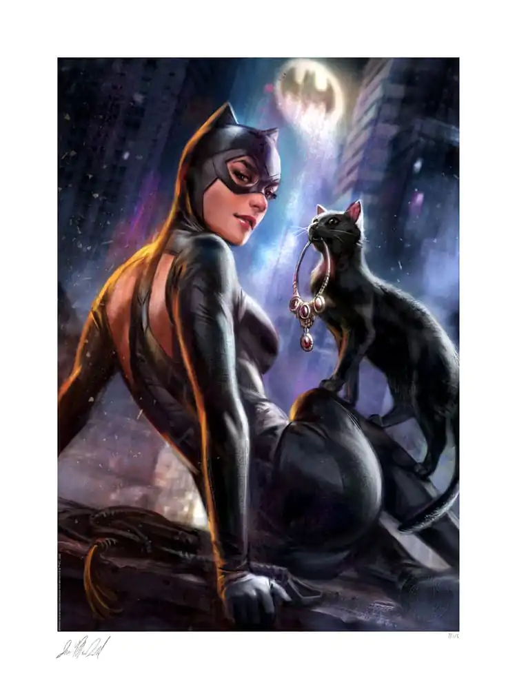 DC Comics Art Print Catwoman: Girl's Best Friend 41 x 61 cm - nezarámovaný tisk fotografii produktu