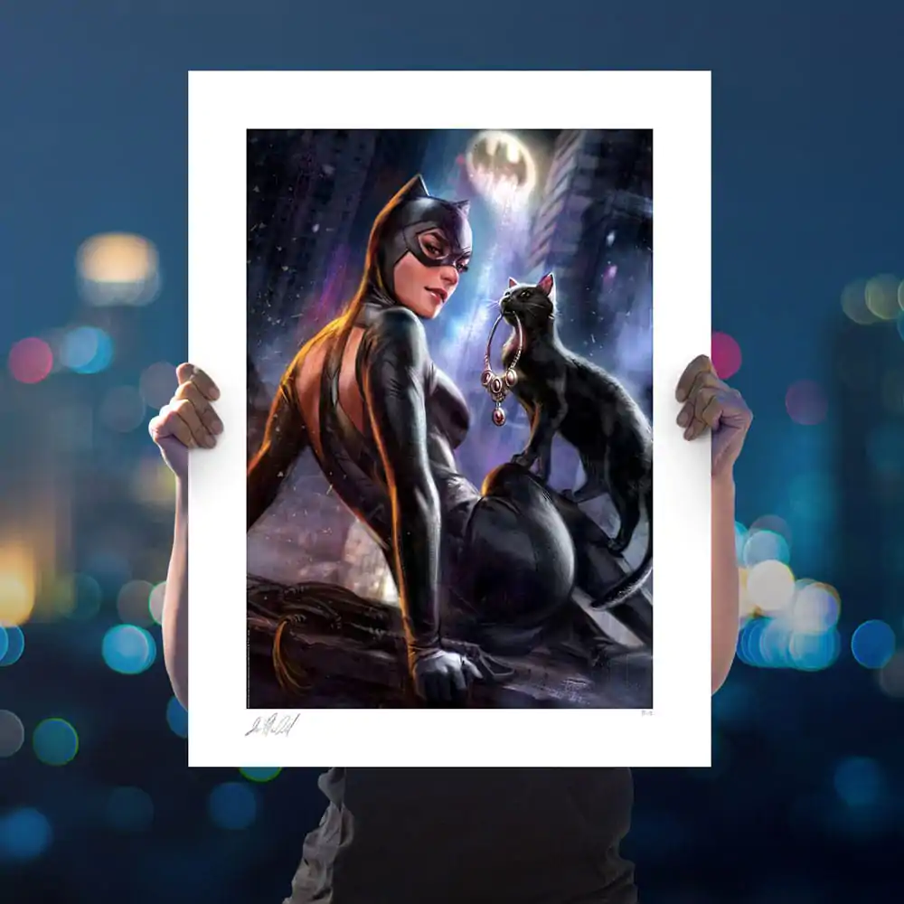 DC Comics Art Print Catwoman: Girl's Best Friend 41 x 61 cm - nezarámovaný tisk fotografii produktu