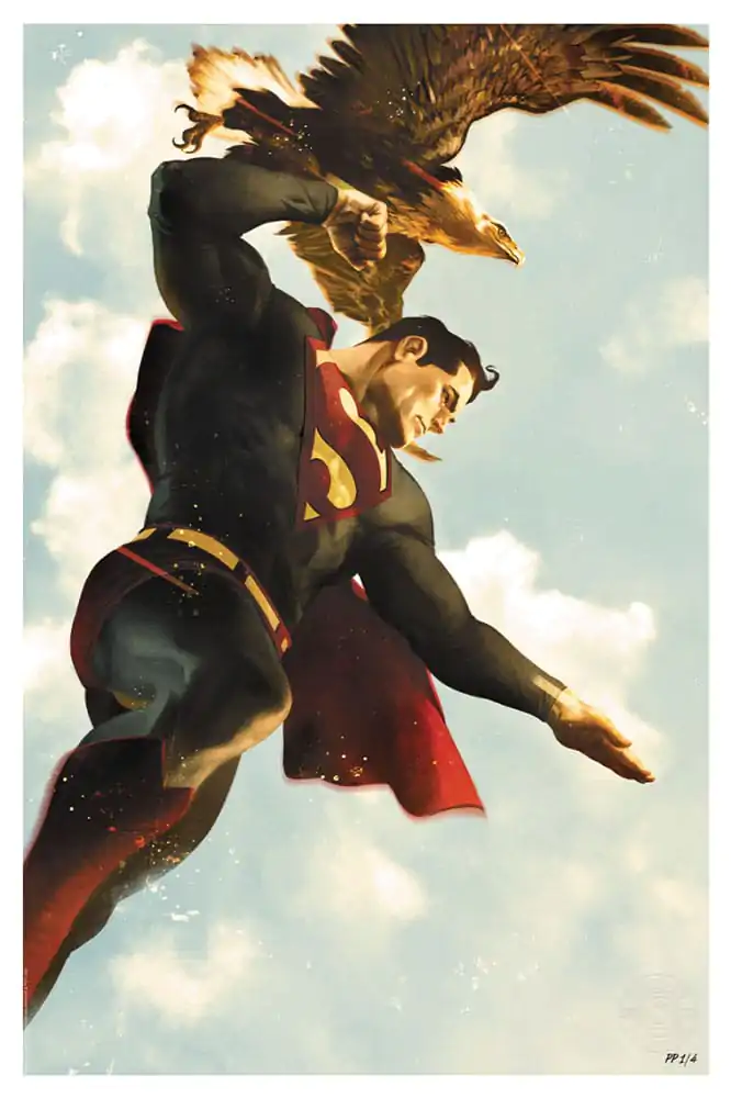 DC Comics Umělecký tisk Superman 61 x 41 cm - nezarámovaný fotografii produktu