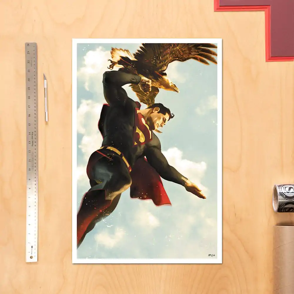 DC Comics Umělecký tisk Superman 61 x 41 cm - nezarámovaný fotografii produktu