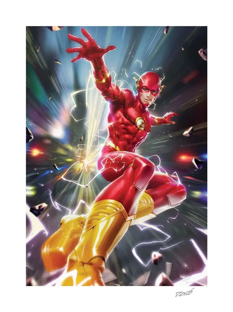 DC Comics Art Print The Flash 46 x 61 cm - nezarámovaný fotografii produktu