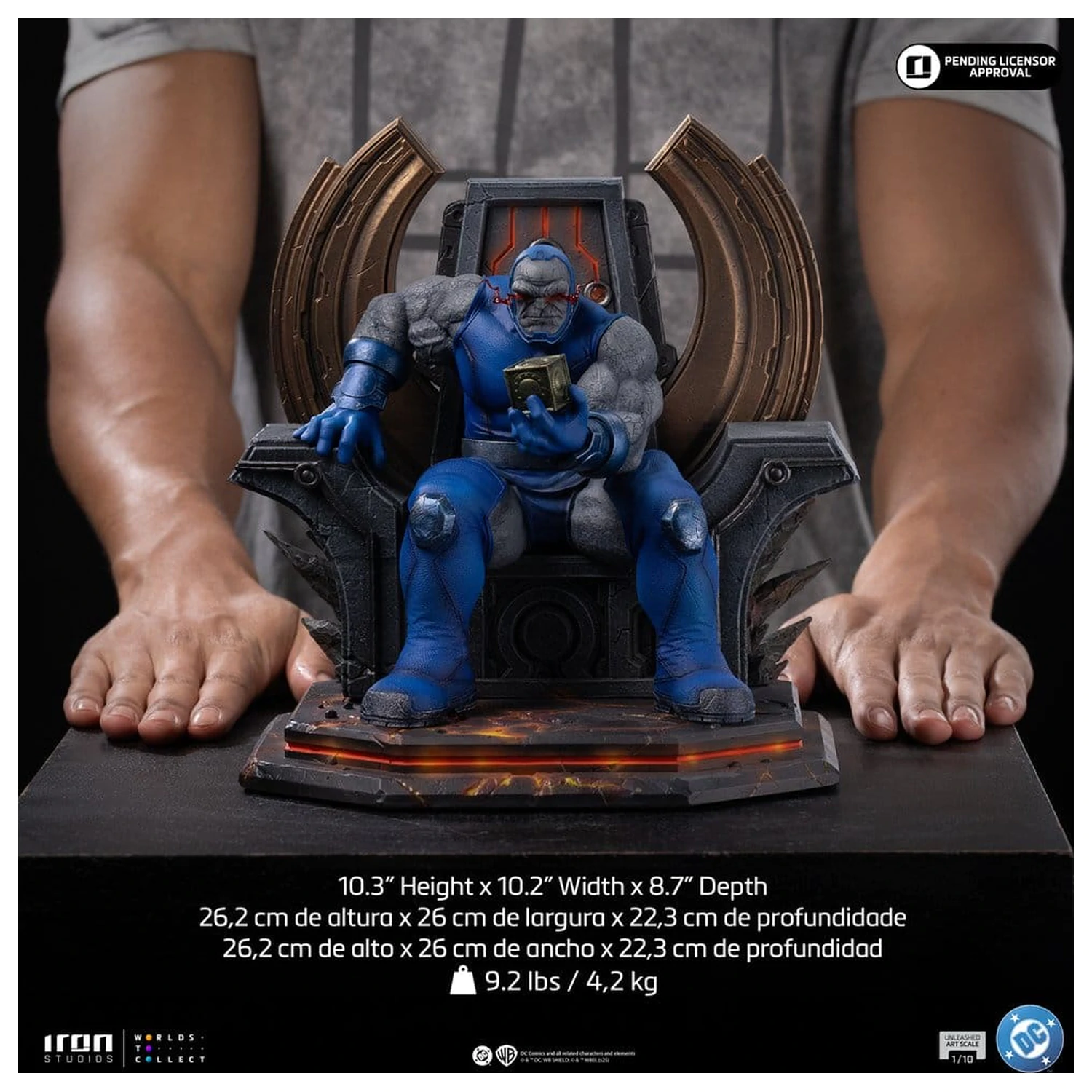 DC Comics Art Scale socha 1/10 Darkseid Unleashed 26 cm fotografii produktu
