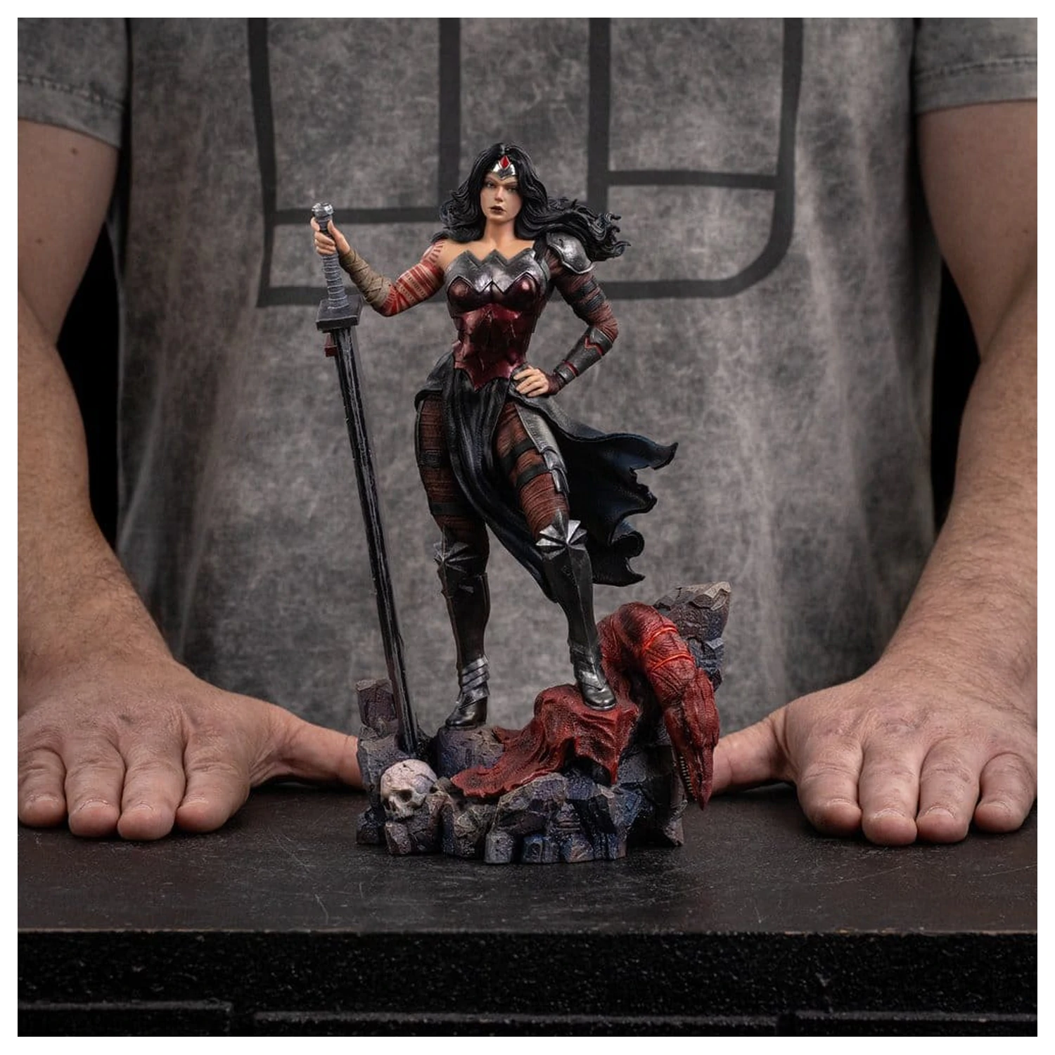 DC Comics Art Scale socha 1/10 Wonder Woman Absolute 25 cm fotografii produktu
