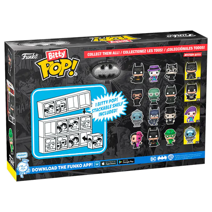 DC Comics Batman 85. výročí Bitty Funko POP! Vinylová figurka 4-balení Mr. Freeze fotografii produktu