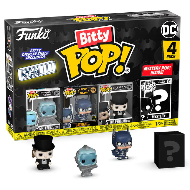 DC Comics Batman 85. výročí Bitty Funko POP! Vinylová figurka 4-balení Mr. Freeze fotografii produktu