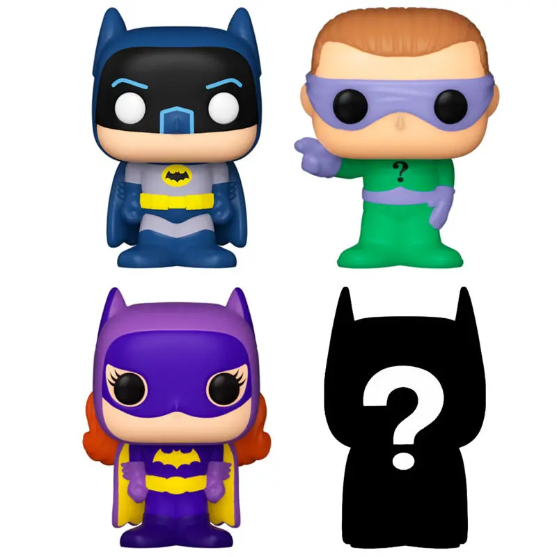 DC Bitty POP! Vinylová figurka 4-Pack Batman Adam West 2,5 cm fotografii produktu