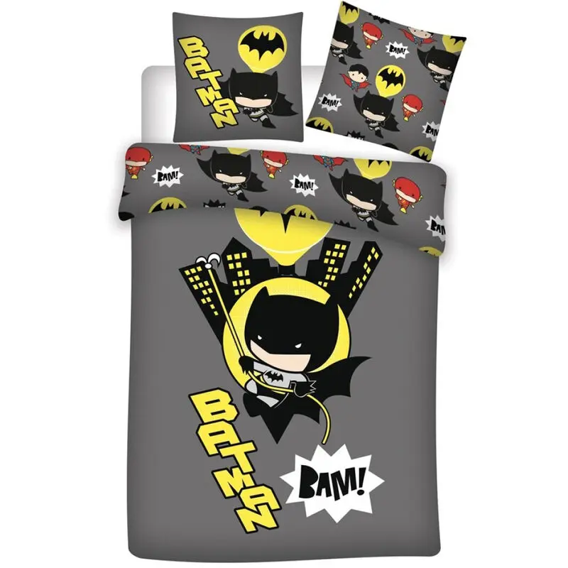 DC Comics Batman Chibi mikrovláknový povlak na peřinu na postel 90cm fotografii produktu