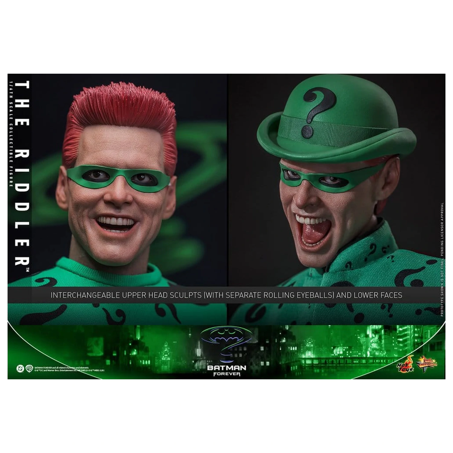 DC Comics Batman Forever Movie Masterpiece akční figurka 1/6 Riddler 31 cm fotografii produktu