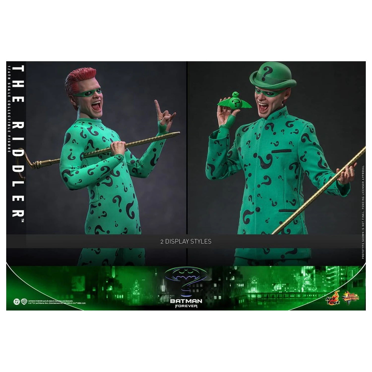 DC Comics Batman Forever Movie Masterpiece akční figurka 1/6 Riddler 31 cm fotografii produktu
