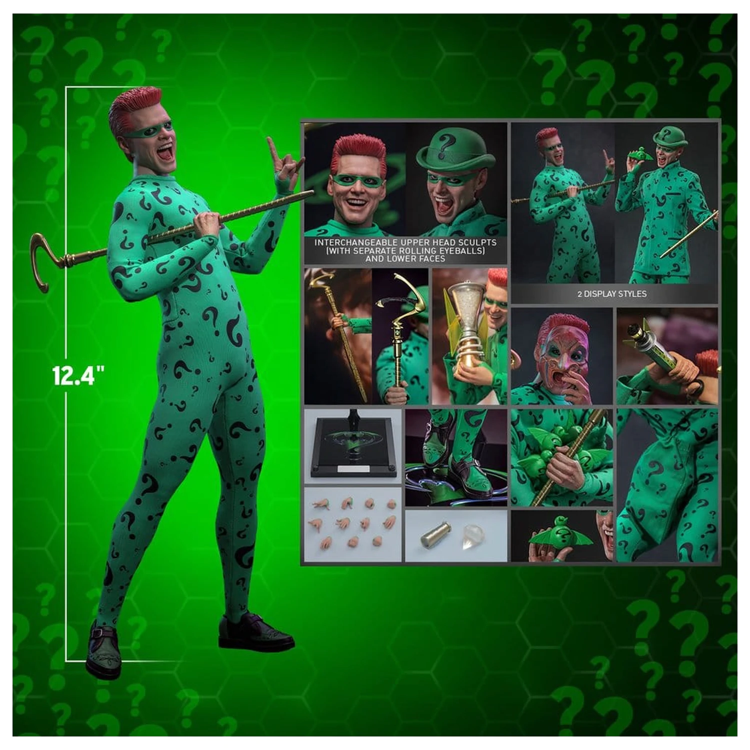 DC Comics Batman Forever Movie Masterpiece akční figurka 1/6 Riddler 31 cm fotografii produktu
