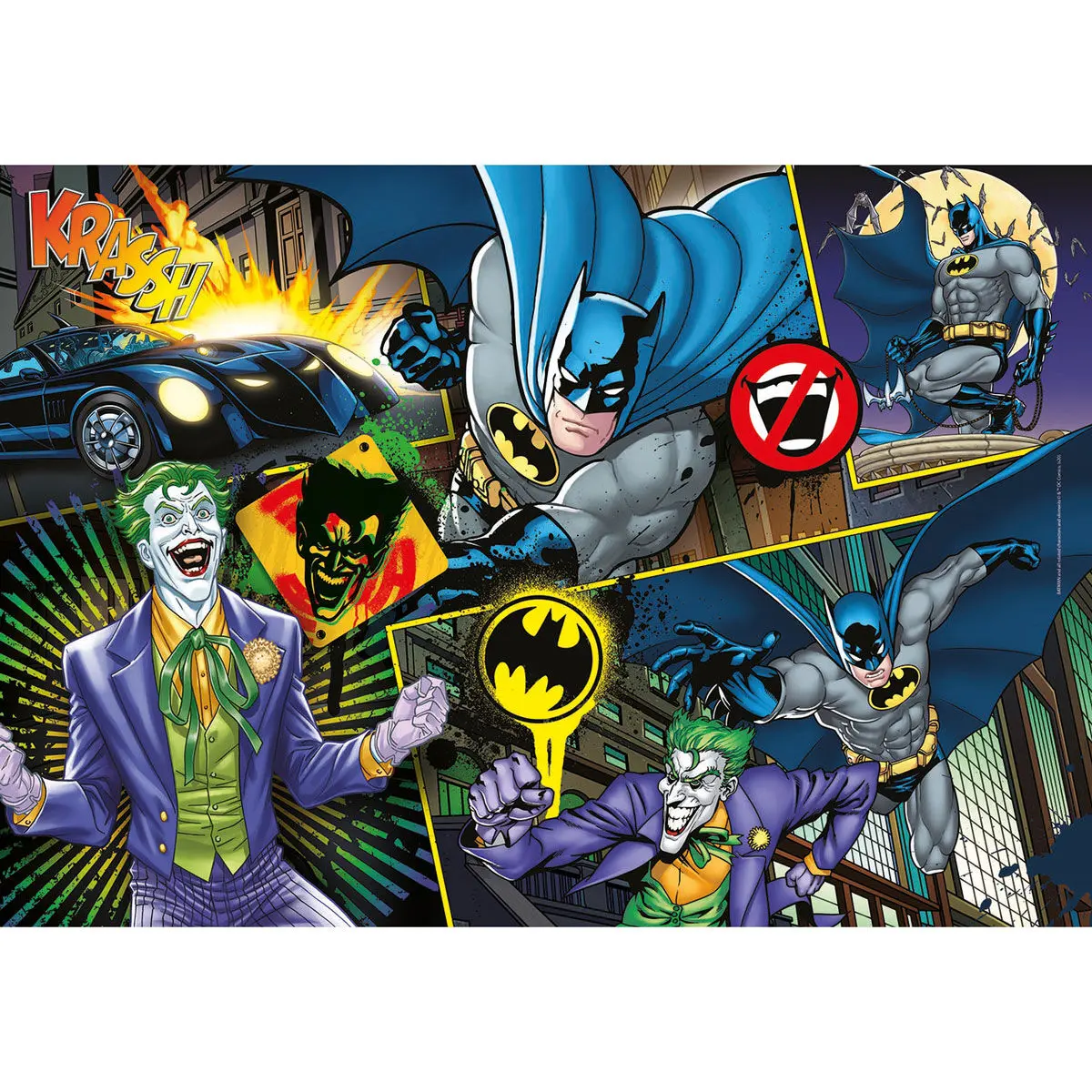 DC Comics Supercolor Puzzle skládačka Batman (104 dílků) fotografii produktu