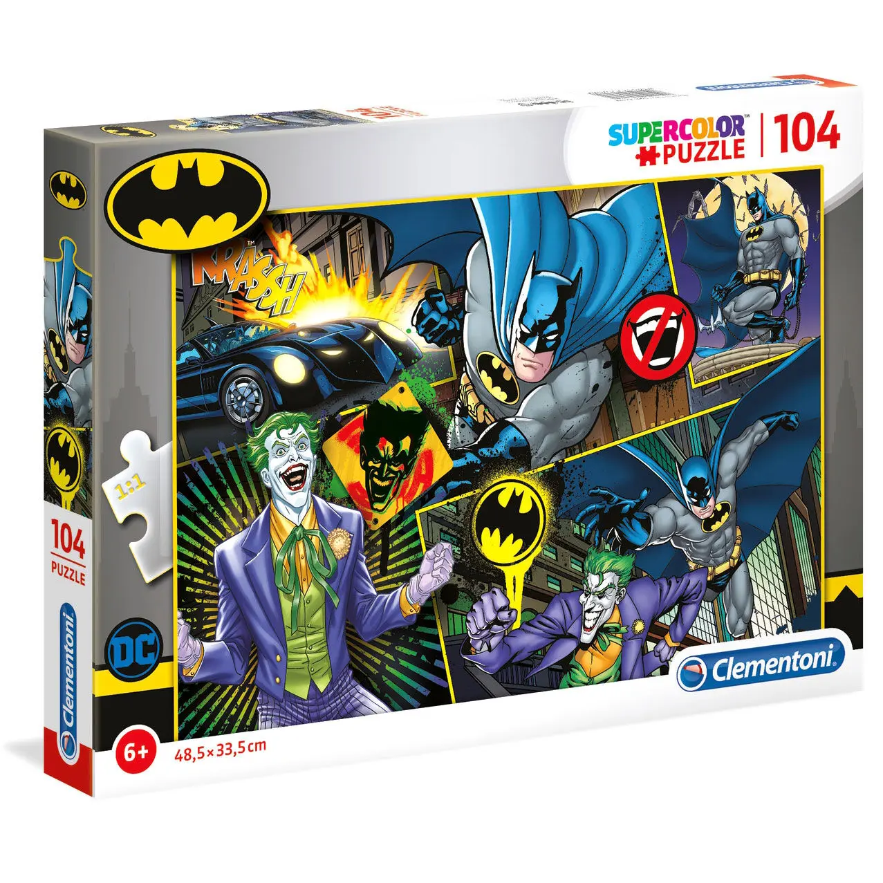 DC Comics Supercolor Puzzle skládačka Batman (104 dílků) fotografii produktu