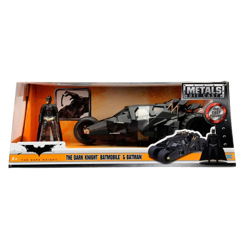 DC Comics Diecast Model 1/24 Batman The Dark Knight Batmobile – kovový model fotografii produktu