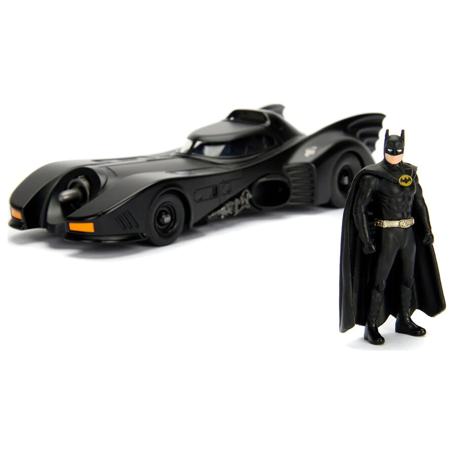 DC Comics Batmovil kovové auto + figurka Batman sada fotografii produktu