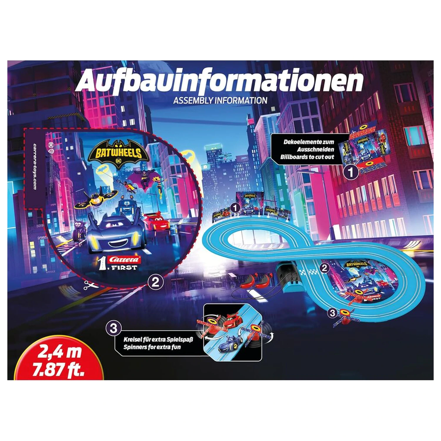 DC Comics Batwheels Ready to Roll Závodní okruh fotografii produktu