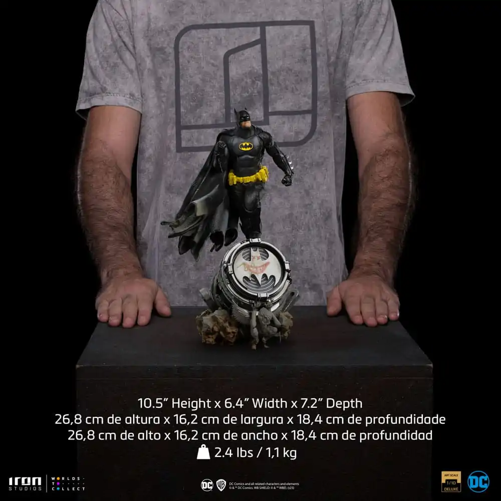 DC Comics BDS Art Scale Soška 1/10 Batman Deluxe (Black Version Exclusive) heo EU Exclusive 30 cm fotografii produktu