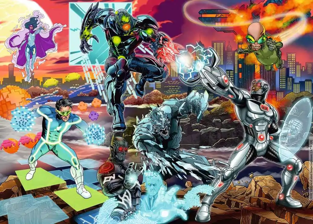 DC Comics Puzzle Cyborg (1000 dílků) fotografii produktu
