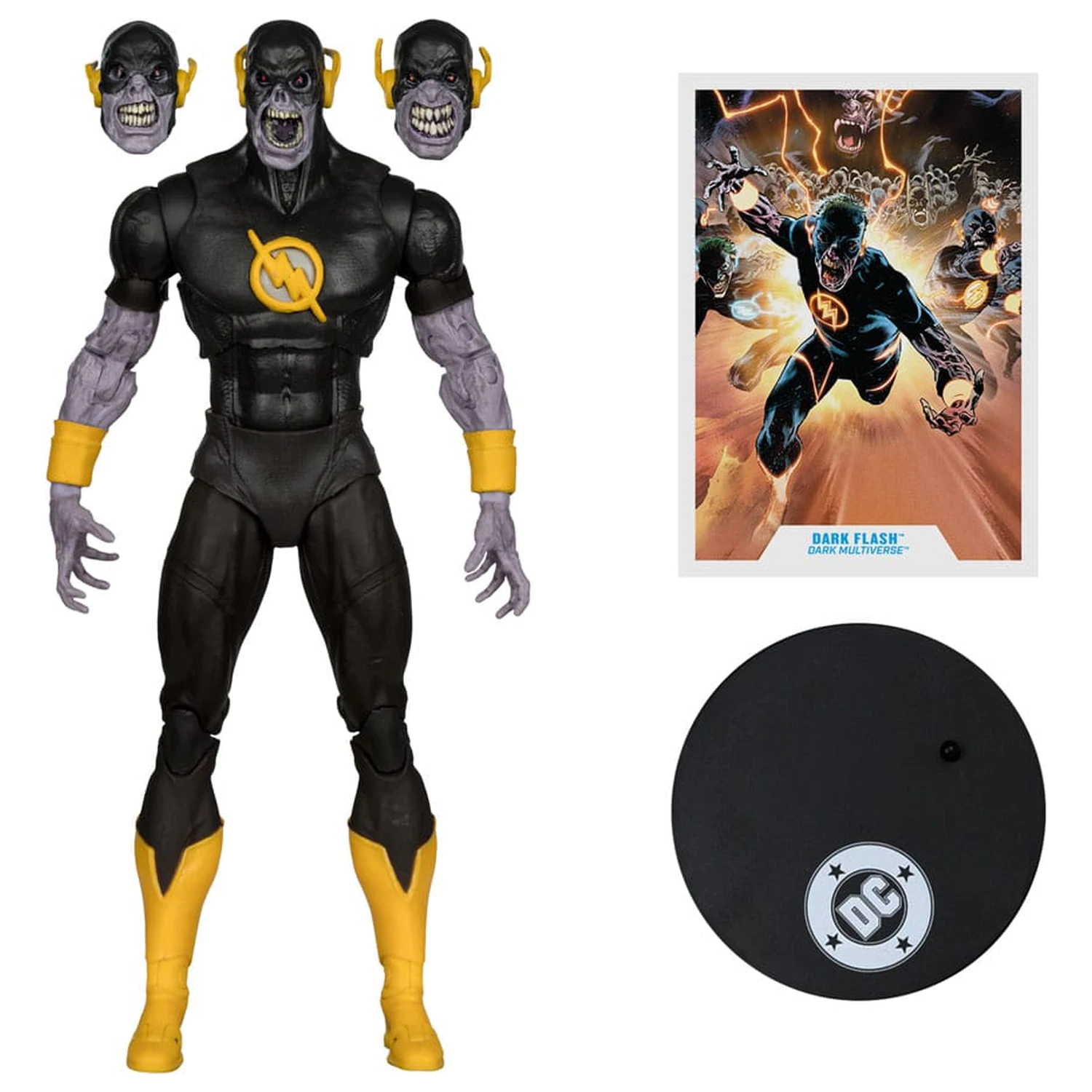 DC Comics DC Multiverse akční figurka Dark Flash (Dark Mulitverse) (Red Platinum Edition) 18 cm fotografii produktu