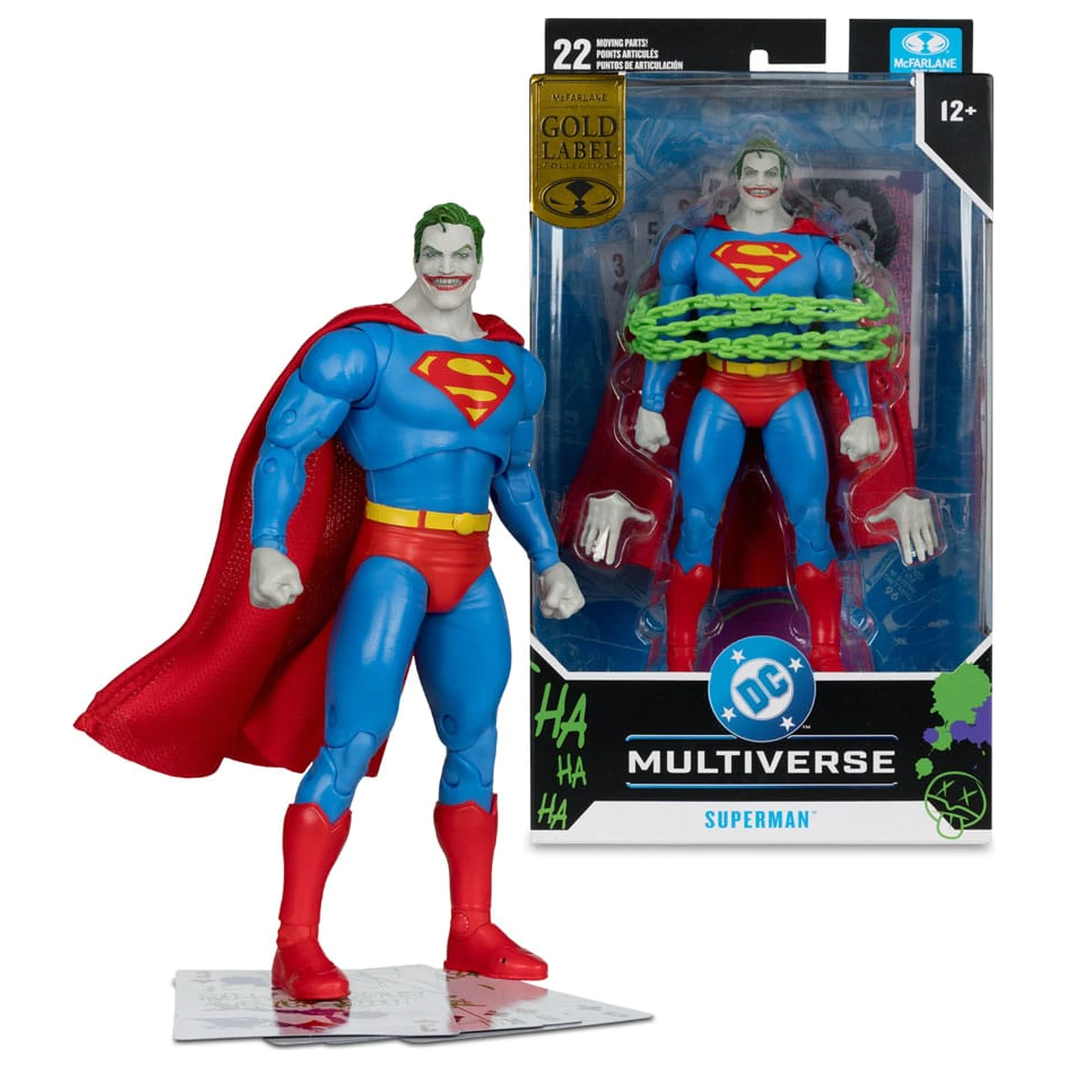 DC Comics DC Multiverse akční figurka Superman (Superman #9) (Jokerized) (Gold Label) 18 cm fotografii produktu