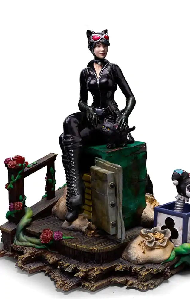 DC Comics Deluxe Art Scale Socha 1/10 Catwoman (Gotham City Sirens) 21 cm fotografii produktu